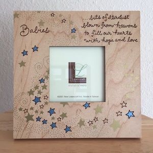 Lasercraft Frame Wooden “Babies...bits of Stardust...”